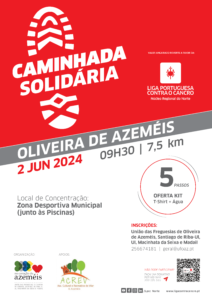 Read more about the article Caminhada a favor da Liga Portuguesa Contra o Cancro | 02/06/2024 | 09:30h | Concentração junto às Piscinas Municipais