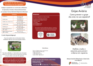 Read more about the article GRIPE AVIÁRIA DE ALTA PATOGENICIDADE